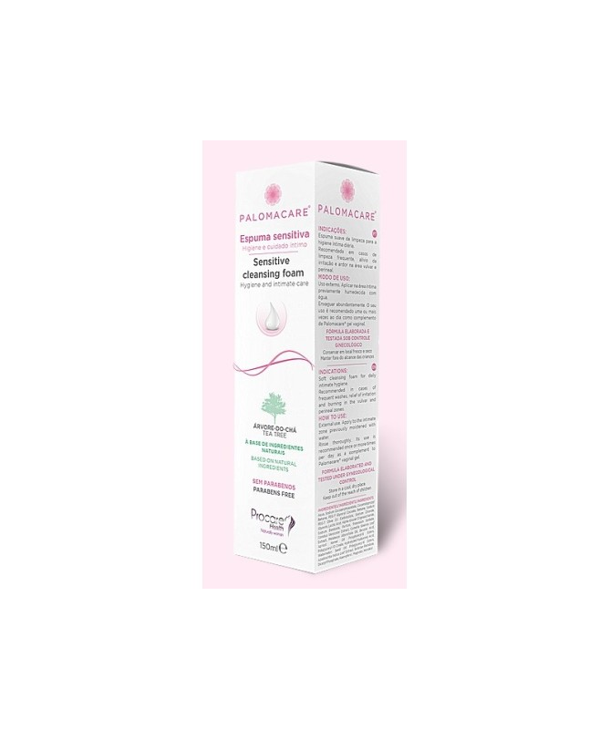PALOMACARE ESPUMA SENS LAV VULVOVAG 150 ML – foto del producto palomacare espuma sens