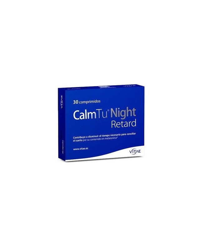 CALM TU NIGHT RETARD 30COMP – foto del producto extracto pasiflora valeriana