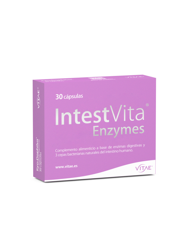 INTESTVITA ENZYMES 30CAP – foto del producto bifidobacterium lactobacillus proteasa
