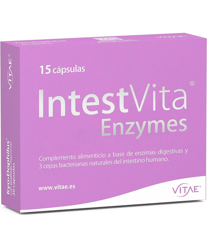 INTESTVITA ENZYMES 60CAP – foto del producto bifidobacterium lactobacillus proteasa