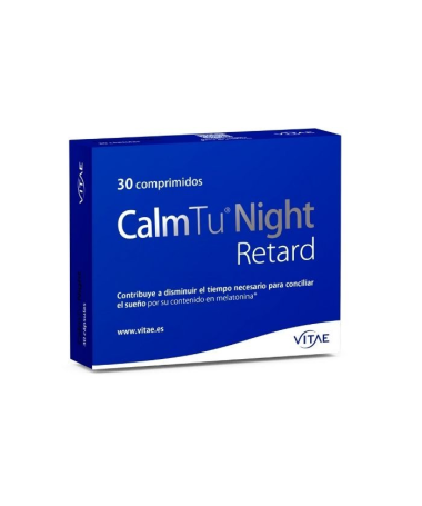 CALM TU NIGTH RETARD 60COMP – foto del producto extracto pasiflora valeriana