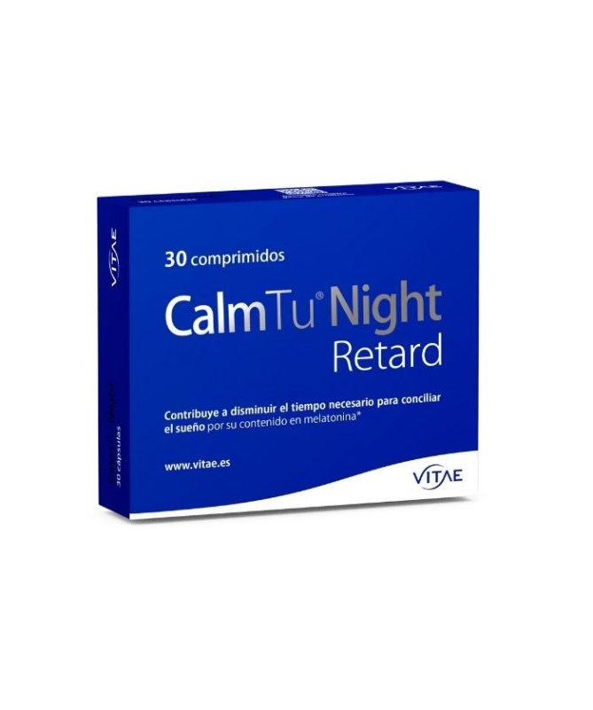 CALM TU NIGTH RETARD 60COMP – foto del producto extracto pasiflora valeriana