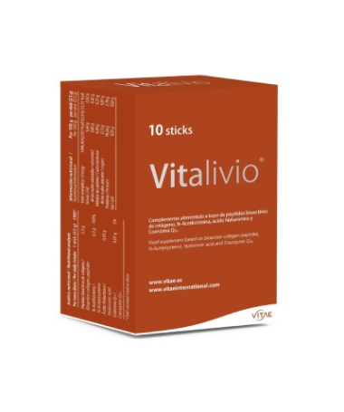 VITALIVIO 10 STICKS – foto del producto frente coenzima q10