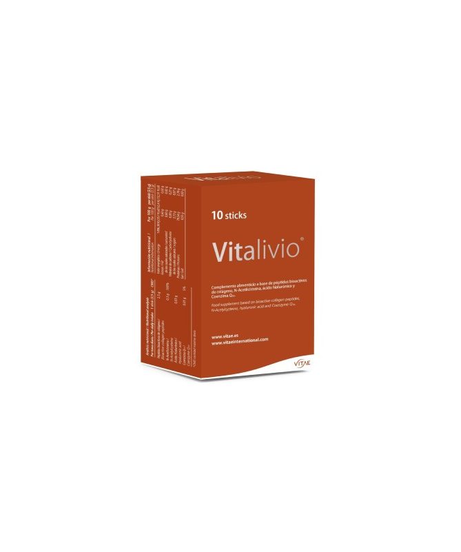 VITALIVIO 10 STICKS – foto del producto frente coenzima q10