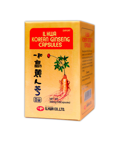 GINSENG IL HWA 100CAP TARRO – foto del producto ginseng cápsula hwa