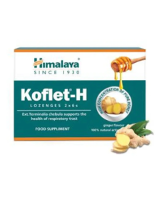 PASTILLAS KOFLET GARGANTA JENGIBRE 12COMP – foto del producto extracto aceite jengibre