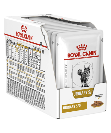 ROYAL VET FELINE URINARY S O SALSA CAJA 12X85GR – foto del producto proteínas gluten maíz