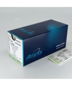 NYLON 1 AG.TRIANGULAR 1/2 30MM H75CM NEGRO 12UD