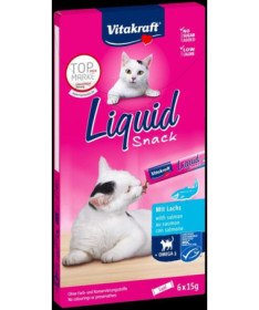 CAT LIQUID SNACK SALMON CON OMEGA3 6X15G 11UD