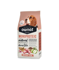 OWNAT PERRO CLASSIC MONOPROTEIC IBERIAN PORK 12KG
