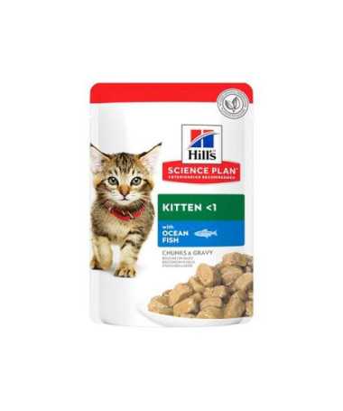 SP FELINE KITTEN POLLO Y PESCADO AZUL 12X85G