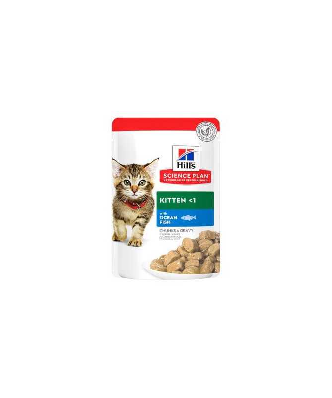 SP FELINE KITTEN POLLO Y PESCADO AZUL 12X85G
