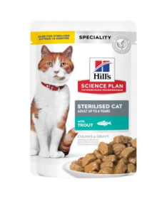 SP FELINE STERILISED TRUCHA 12 BOLSITAS X 85G