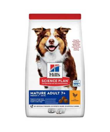 SP CANINE MATURE 7+ MEDIUM POLLO 14KG(12+2 GRATIS)