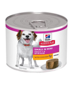 SP CANINE ADULT SMALL MINI POLLO MOUSSE 12X200G