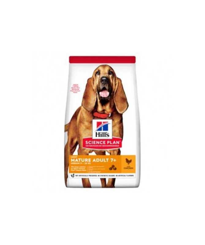 SP CANINE LIGHT MATURE 7+ MEDIUM POLLO 14KG
