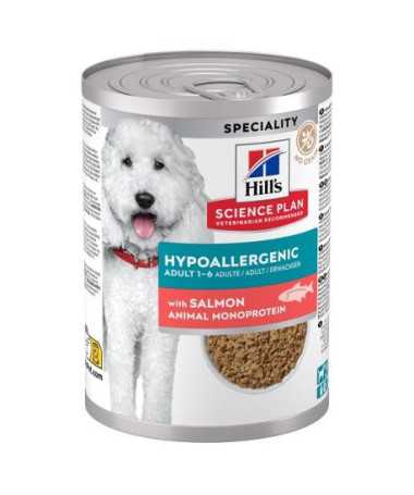 SP CANINE ADULT HYPOALLERGENIC SALMON 12X363G