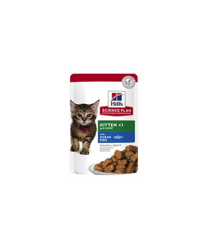 SP FELINE KITTEN PESCADO AZUL 12 BOLSITAS X 85G