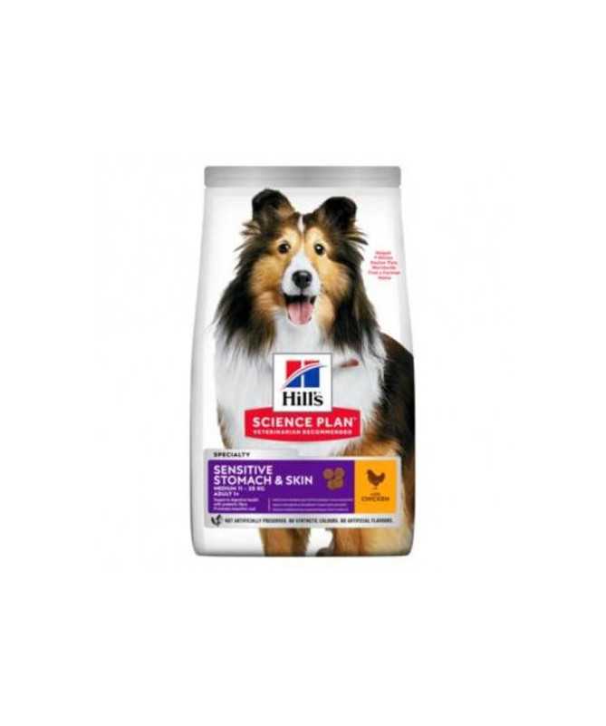 SP CANINE SENSITIVE STOMACH&SKIN MEDIUM 14KG