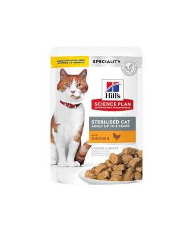 SP FELINE STERILISED POLLO 12 BOLSITAS X 85G