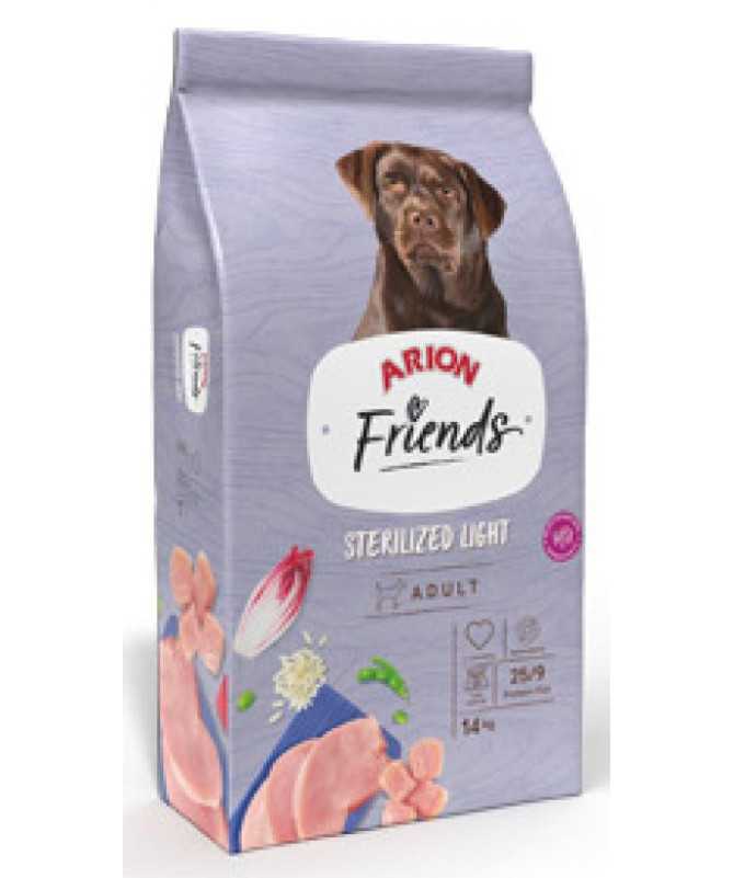 ARION FRIENDS PERRO STERILISED LIGHT 14 KG