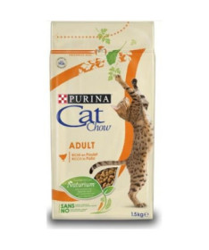 CAT CHOW ADULT POLLO Y PAVO 15 KG