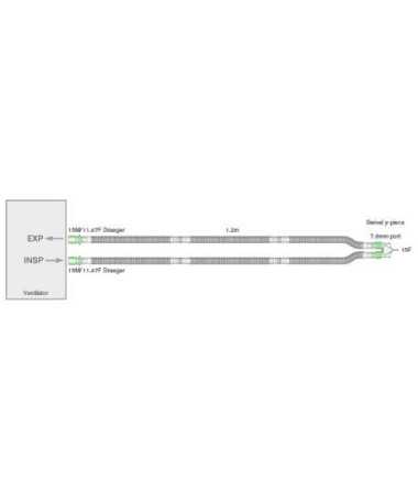 CIRCUITO RESPIRATORIO FLEXTUBE 10MM/1
