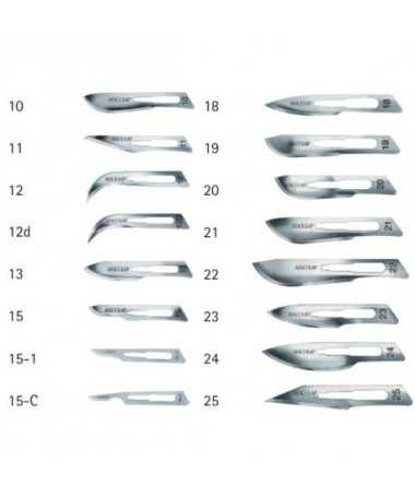 HOJA DE BISTURI ESTERIL N? 10 100UD