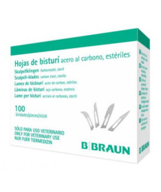 HOJAS DE BISTURI VET N? 13 100UD