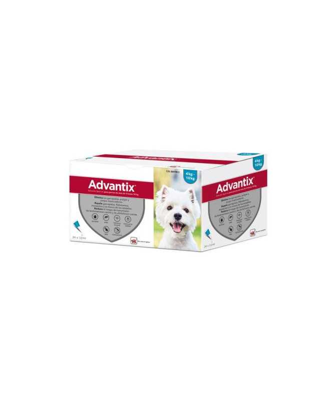 ADVANTIX SPOT ON PERRO 4KG-10KG PIP 24X1ML