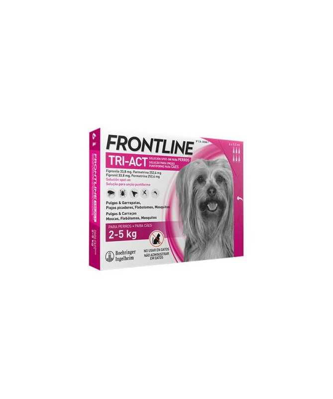 FRONTLINE TRI-ACT XS 6 PIPETAS (2-5KG)