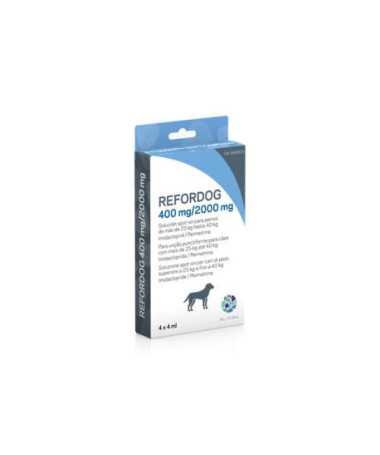REFORDOG 400MG/2000MG SPOT-ON PERRO 25-40KG 4X4ML