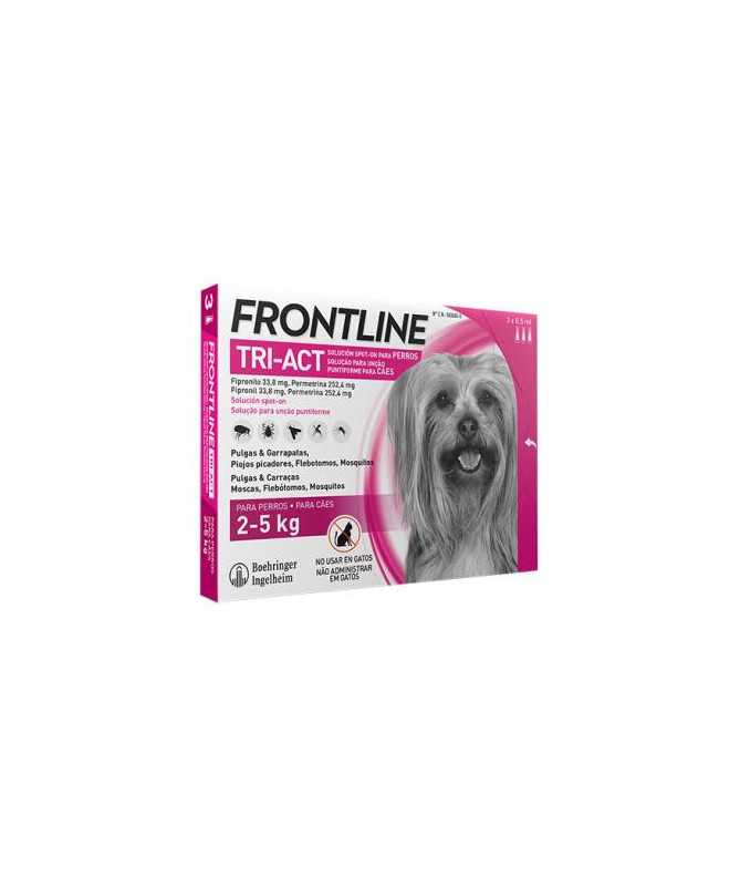 FRONTLINE TRI-ACT XS 3 PIPETAS (2-5KG)