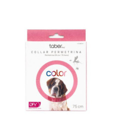 TABERDOG COLLAR PERMETRINA 75CM ROSA DFV