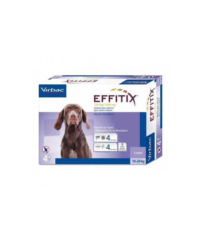 EFFITIX PERRO M 10-20KG 4 PIPETAS