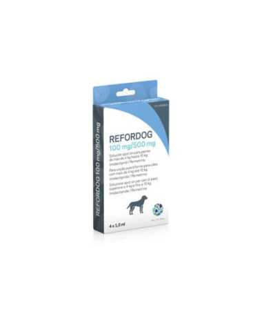 REFORDOG 100MG/500MG SPOT-ON PERRO 4-10KG 4X1ML