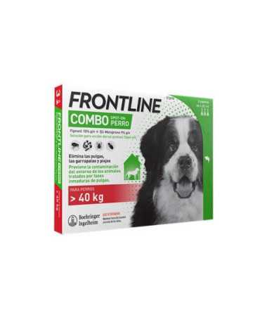 FRONTLINE COMBO PERRO +40KG 3 PIPETAS