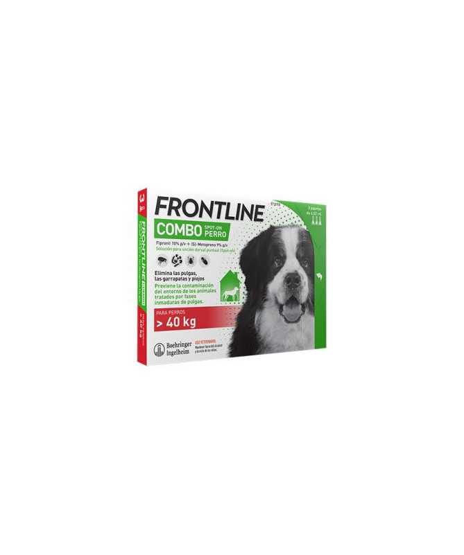 FRONTLINE COMBO PERRO +40KG 3 PIPETAS