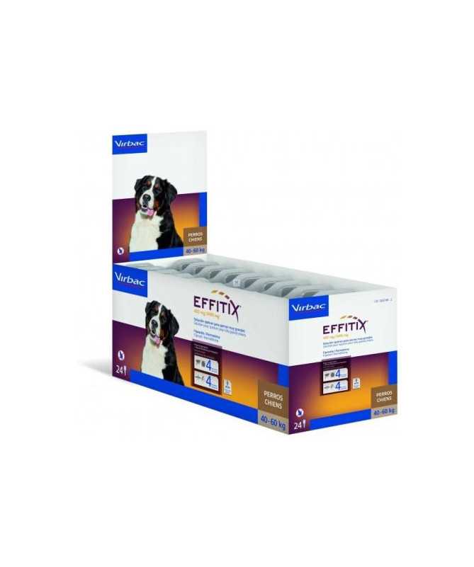EFFITIX PERRO XL 40-60KG 24 PIPETAS