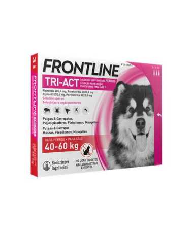 FRONTLINE TRI-ACT XL 3 PIPETAS (40-60KG)