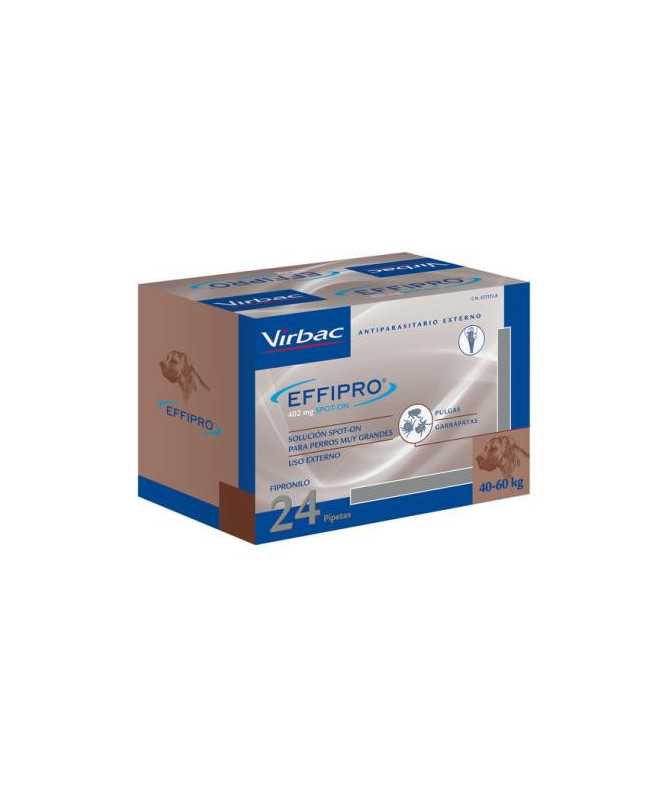 EFFIPRO SPOT ON PERRO 40-60 KG 24 PIPETAS