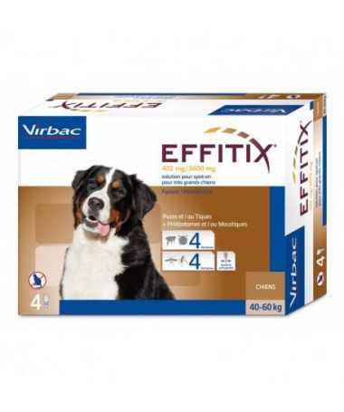 EFFITIX PERRO XL 40-60KG 4 PIPETAS