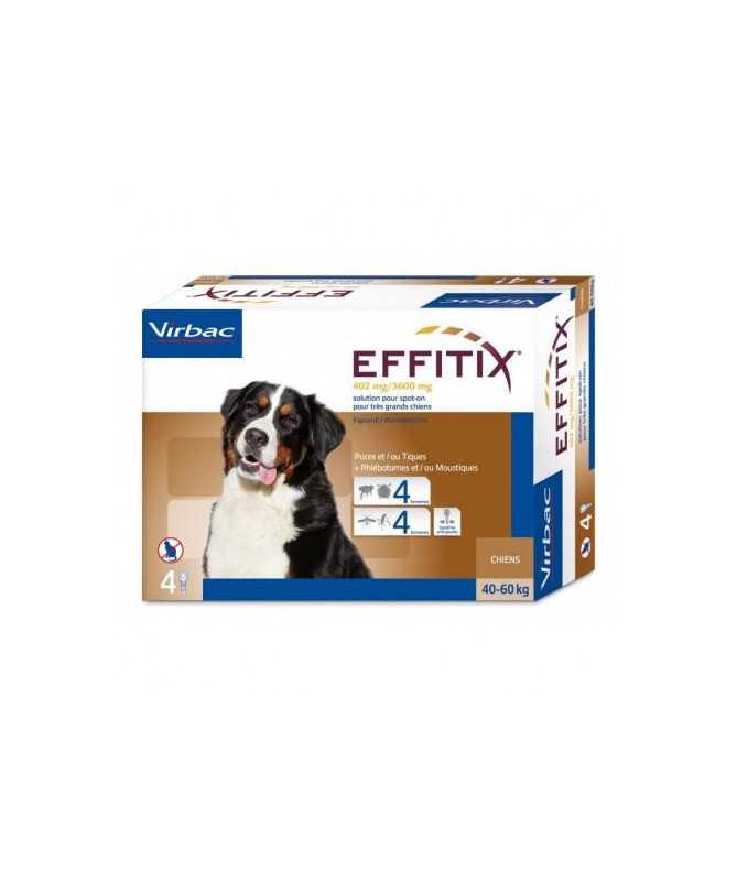 EFFITIX PERRO XL 40-60KG 4 PIPETAS