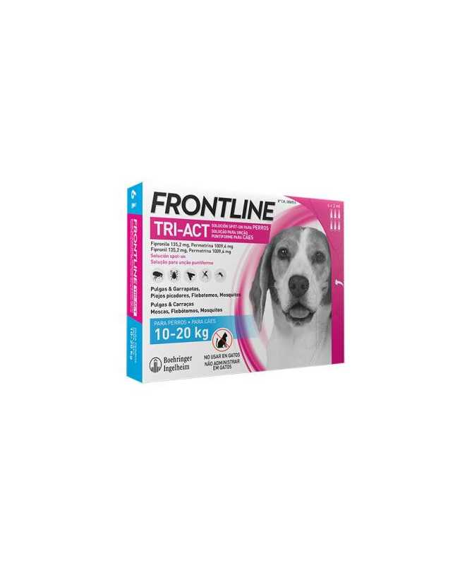 FRONTLINE TRI-ACT M 6 PIPETAS (10-20KG)