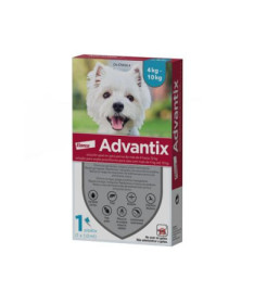 ADVANTIX SPOT ON PERRO 4KG-10KG PIP 1X1ML