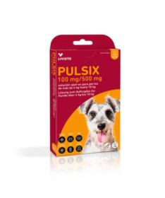PULSIX 100MG/500MG SPOTON 4-10KG PIP 4X1ML PERRO