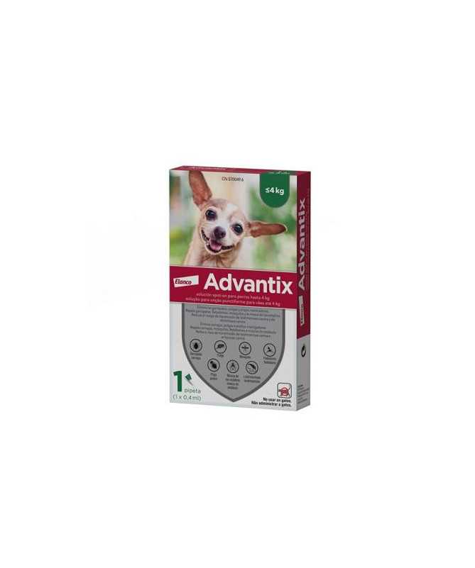 ADVANTIX SPOT ON PERRO ?4KG PIP 1X0