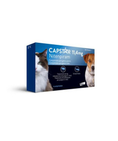 CAPSTAR 11- 6 TAB. GATOS Y PERROS PEQ.