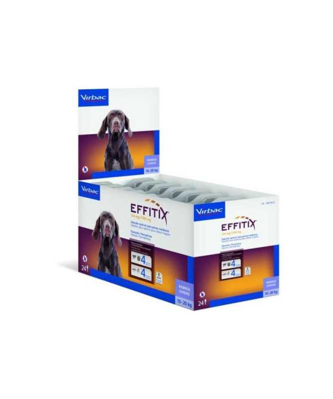 EFFITIX PERRO M 10-20KG 24 PIPETAS