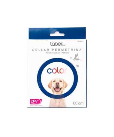 TABERDOG COLLAR PERMETRINA 60CM AZUL DFV